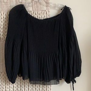 Aritzia off the shoulder Talence Blouse